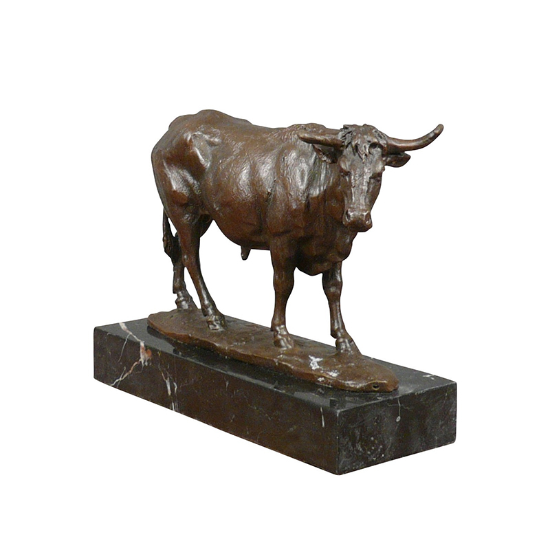 Bronze Bull Sculpture