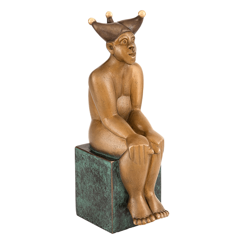 Statue of Sitting Man