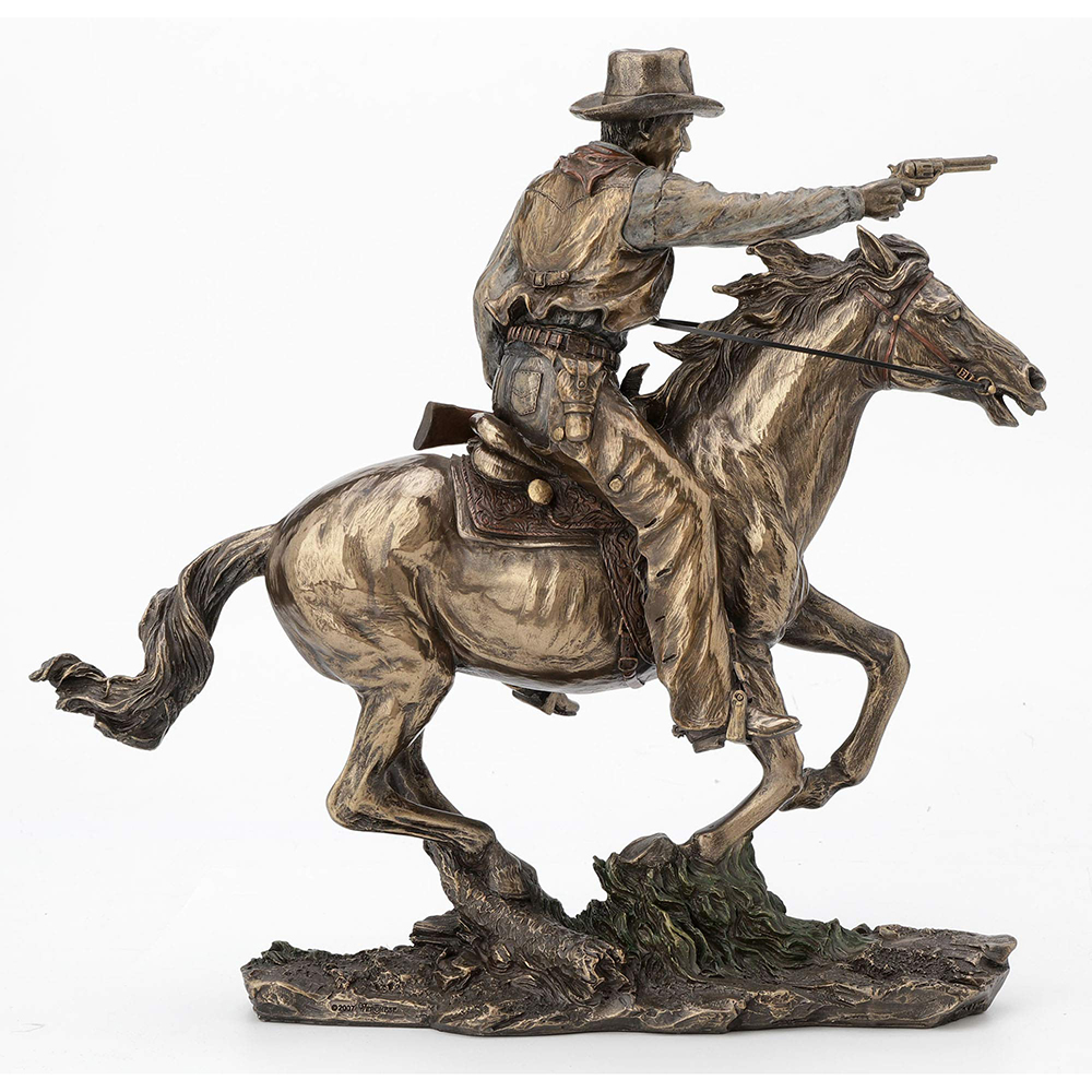 cowboy on horseback