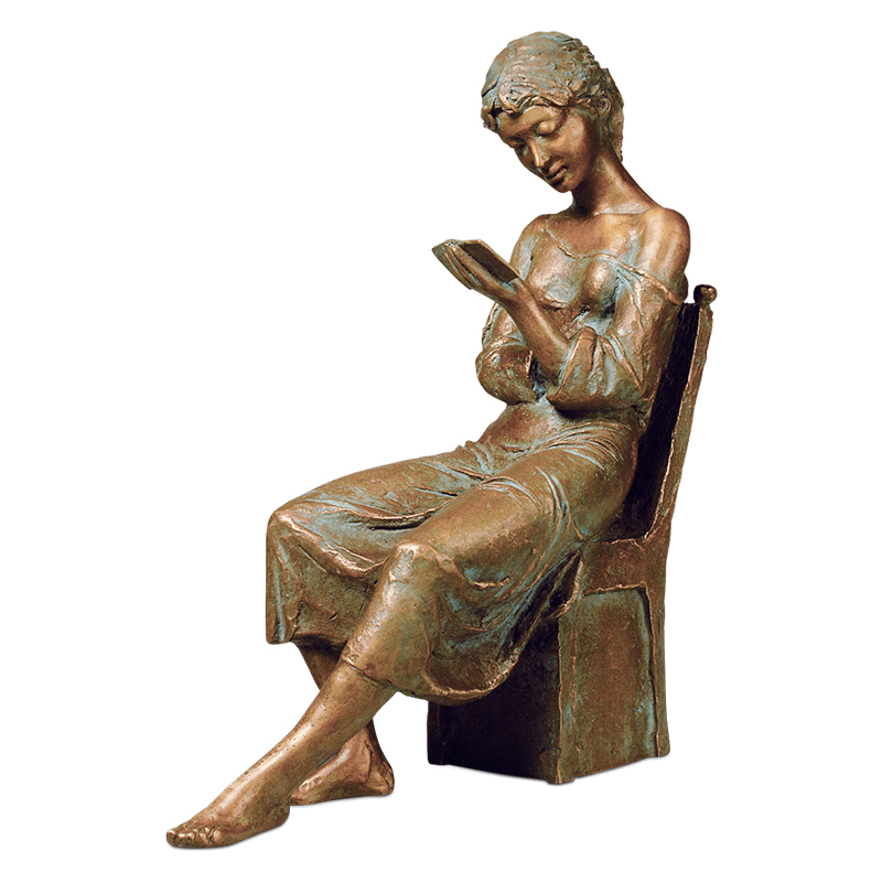 Woman Reading Sculpture