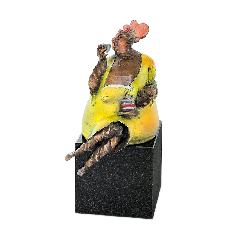 Chubby Woman Statue