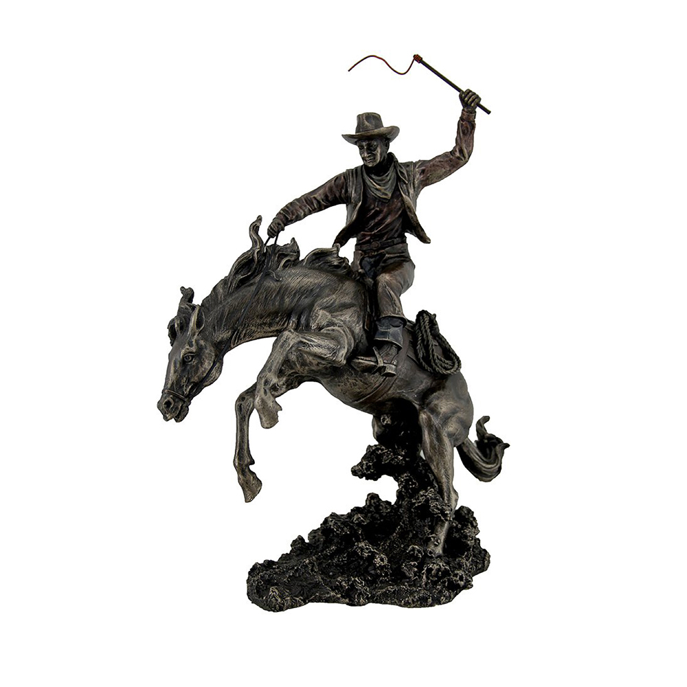 cowboy riding horse