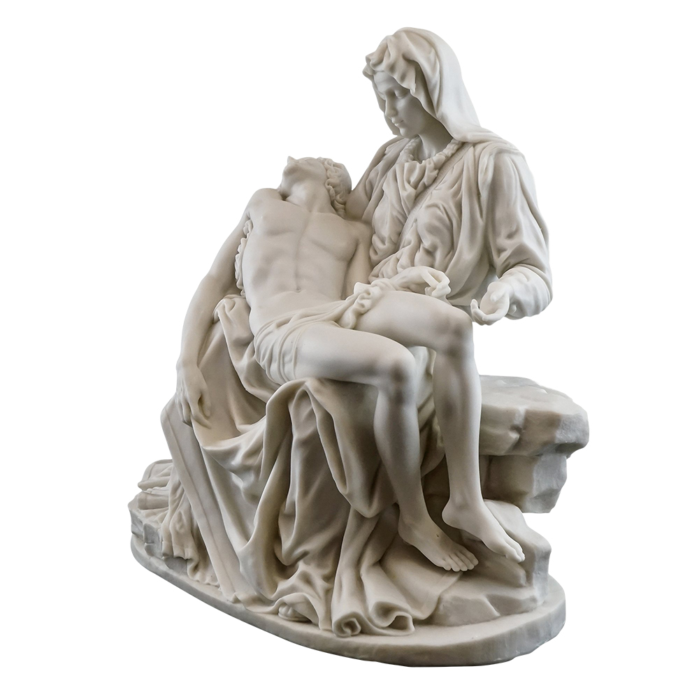 Michelangelo Jesus and Mary Sculpture