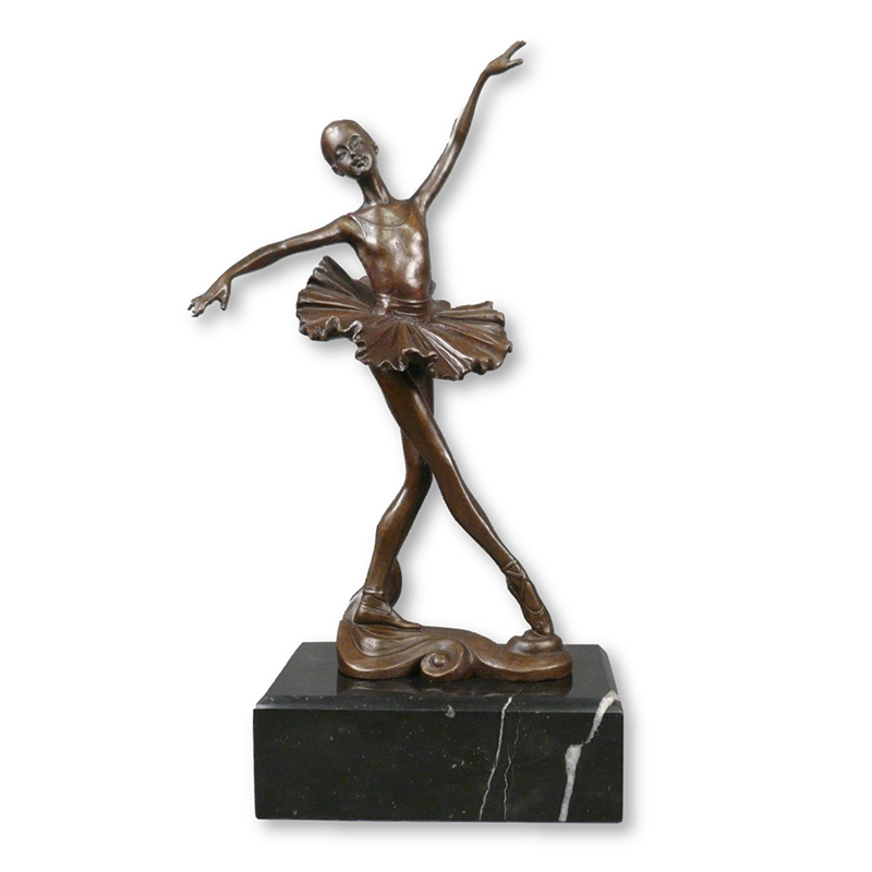 art deco bronze dancer
