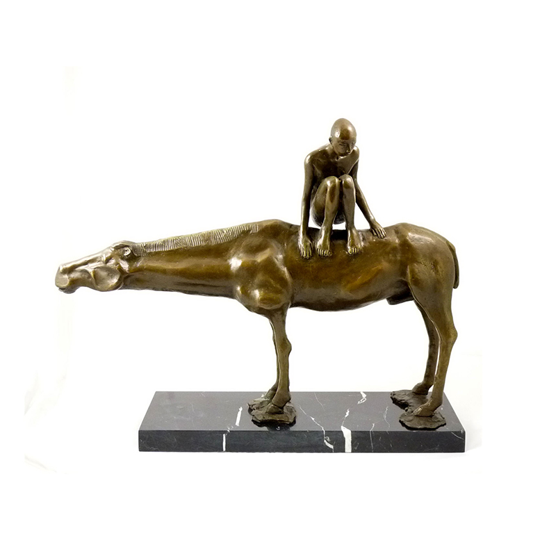 Horse Riding Statue