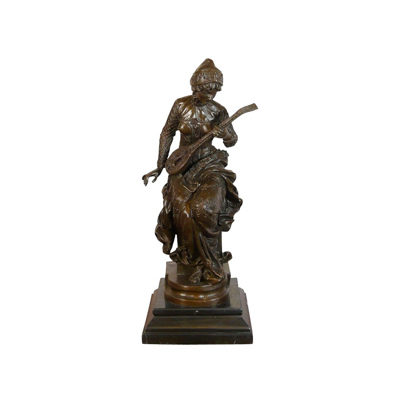 The Lute Player Sculpture