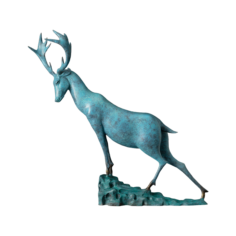 Bronze Stag Statue