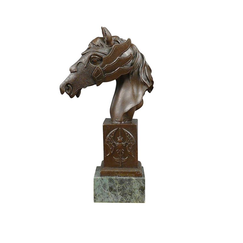 Horse Head Bust Sculpture