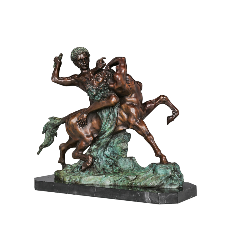 Hercules Fighting Statue