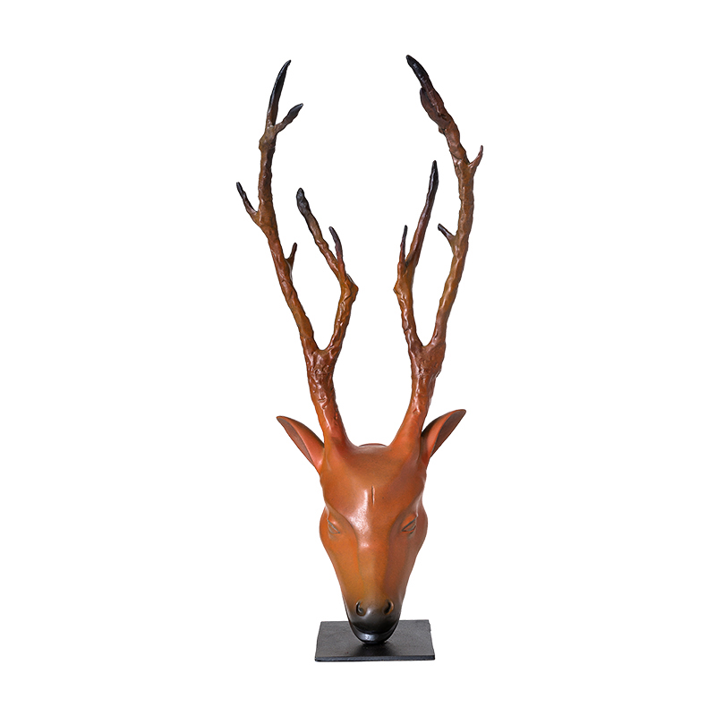 Deer Head Statue