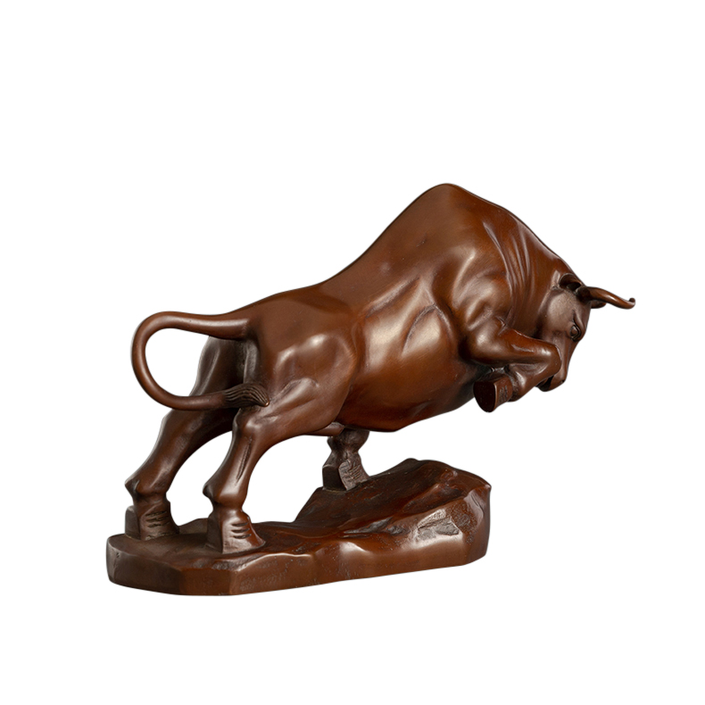 Bronze Bull Figurine