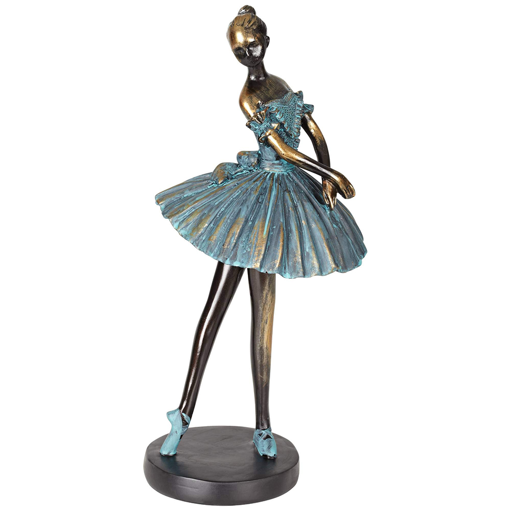Brass Ballerina Statue