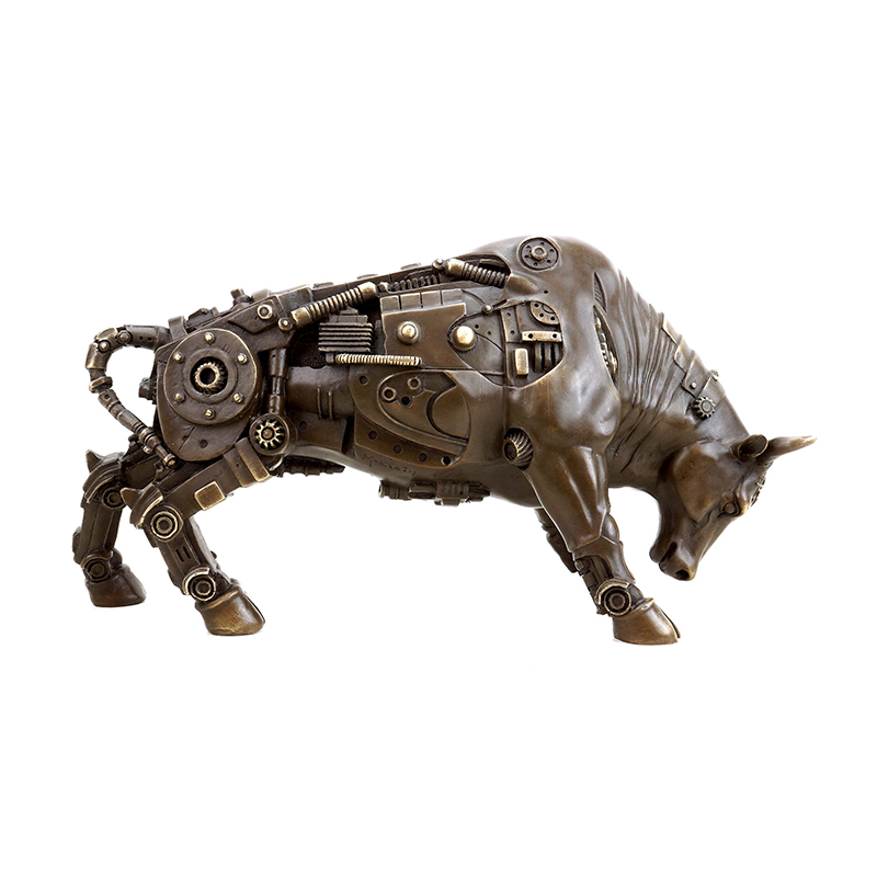 Metal Bull Statue