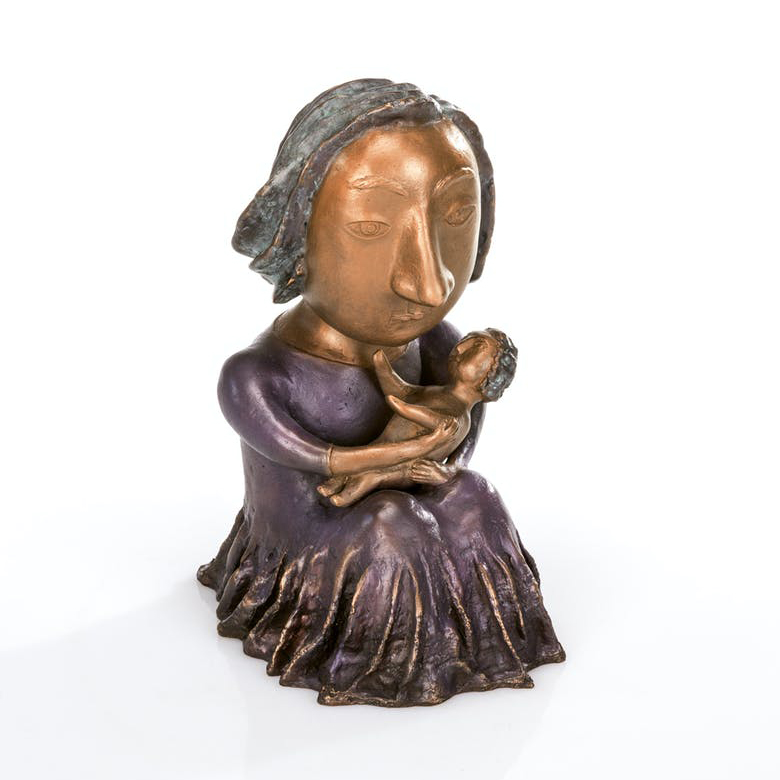 Mother and Baby Sculpture