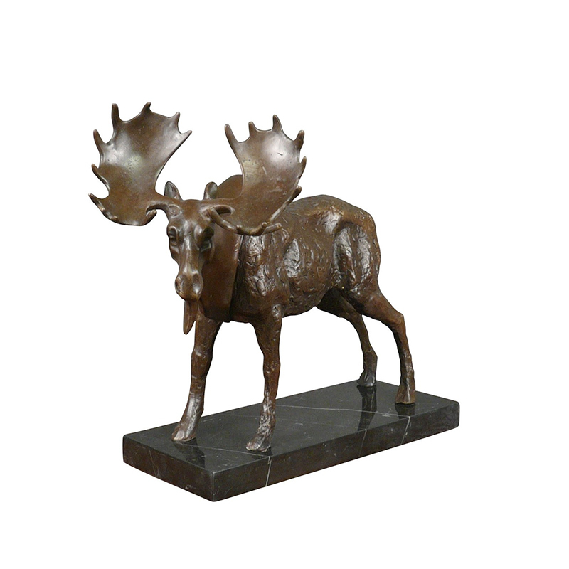 Moose Bronze Sculptures