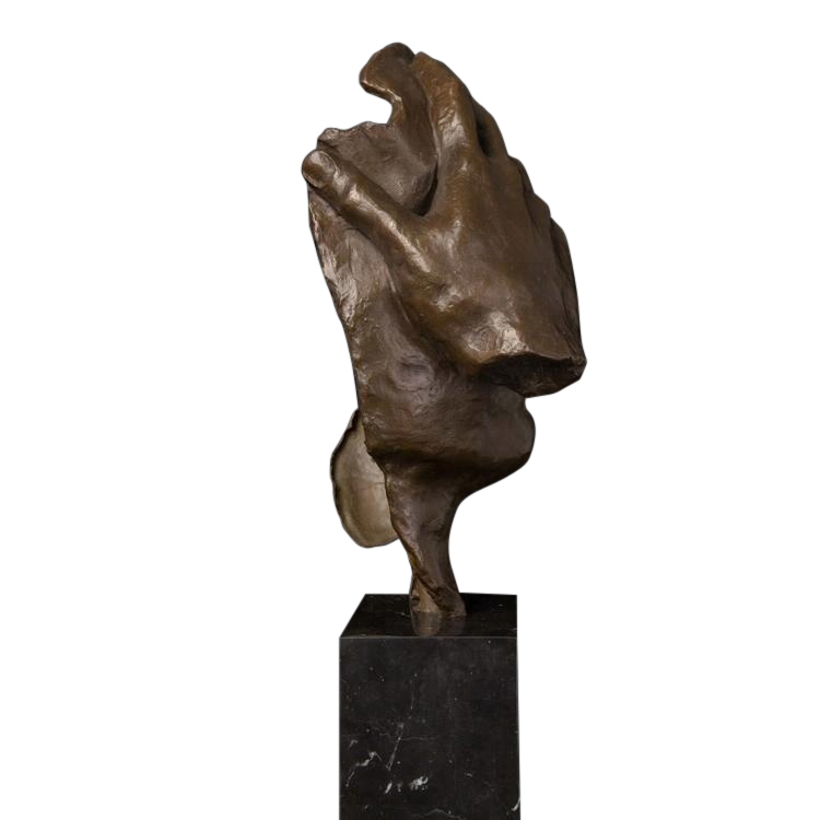 Bronze Face Statue