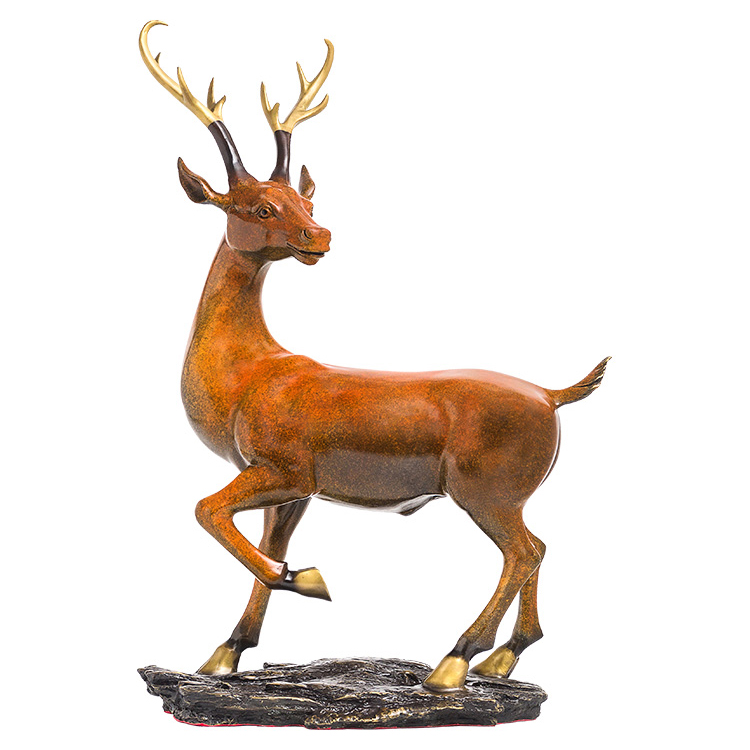 Bronze Stag Ornament