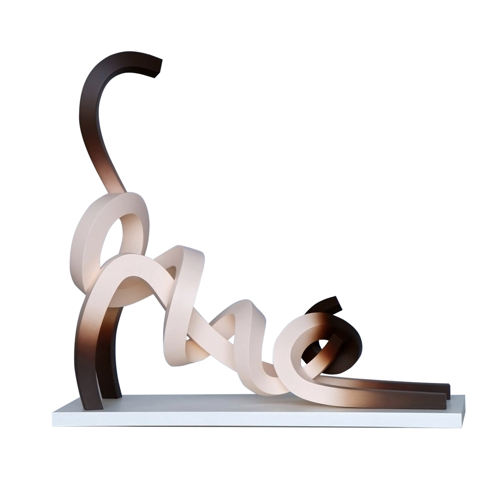 Abstract Cat Figurine