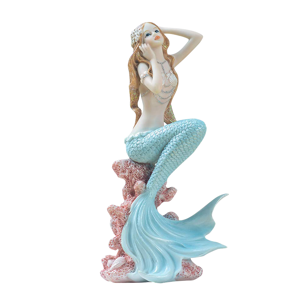 Sitting Mermaid Statue