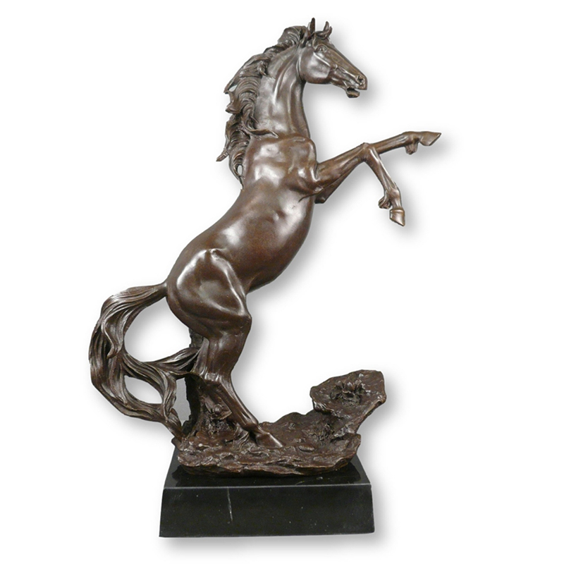 Vintage Brass Horse Statue