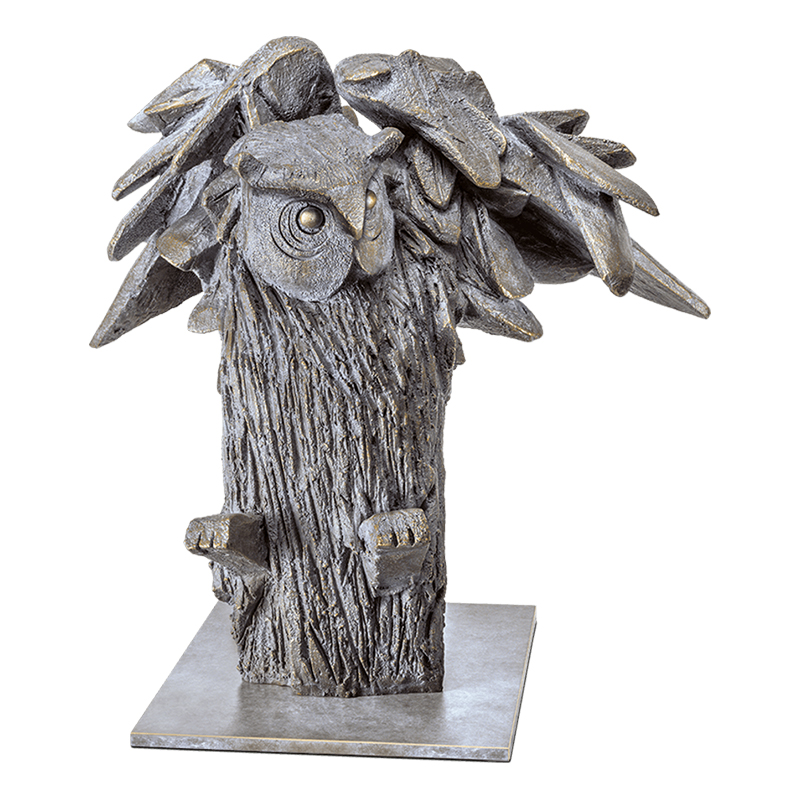 Modern Owl Sculpture