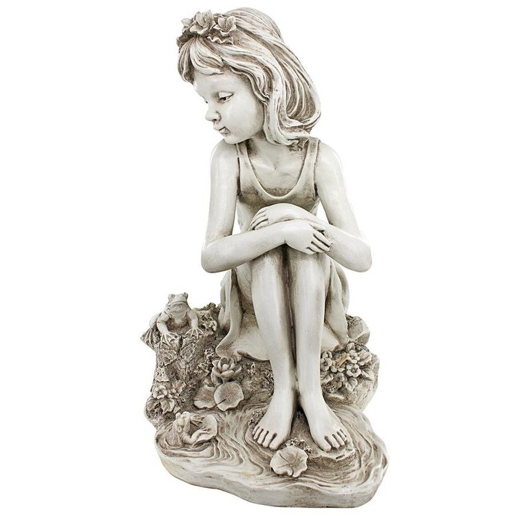 Sitting Girl Statue