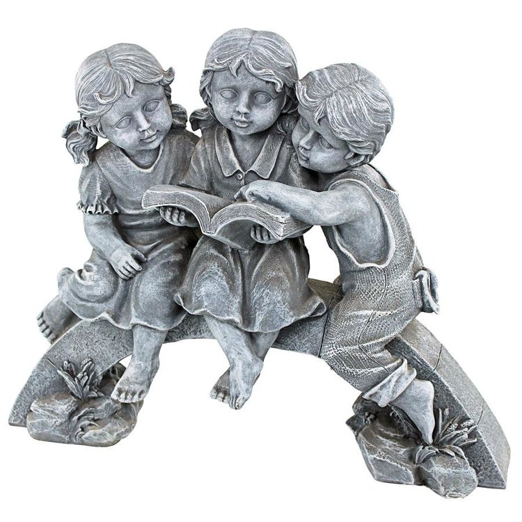 Reading Children Statue