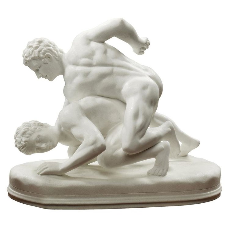 Naked Wrestling Statue