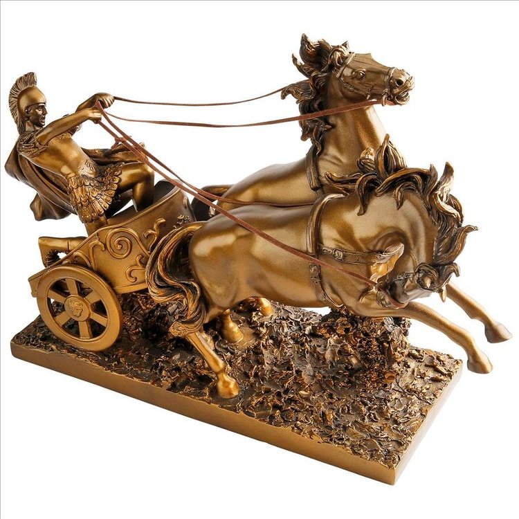 Roman Chariot Sculpture