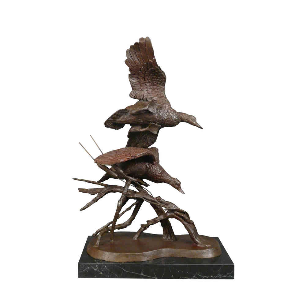 Bronze Duck Sculpture