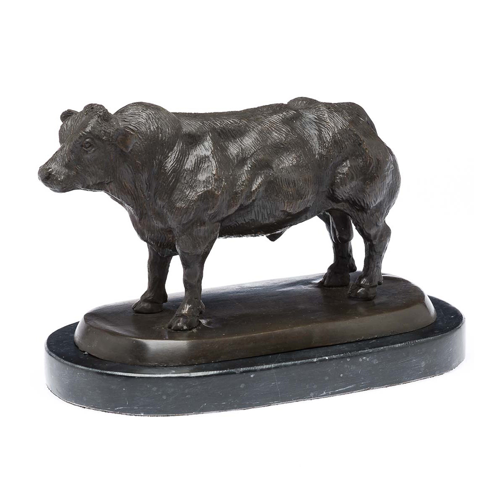 Bronze Cattle Sculpture 