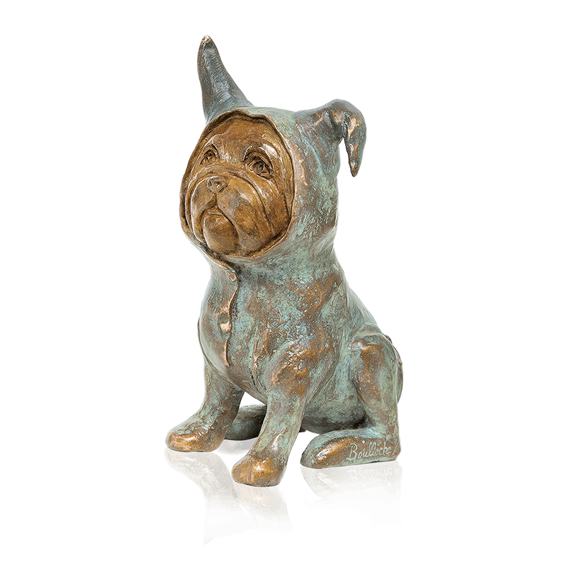 Bulldog Art Sculpture