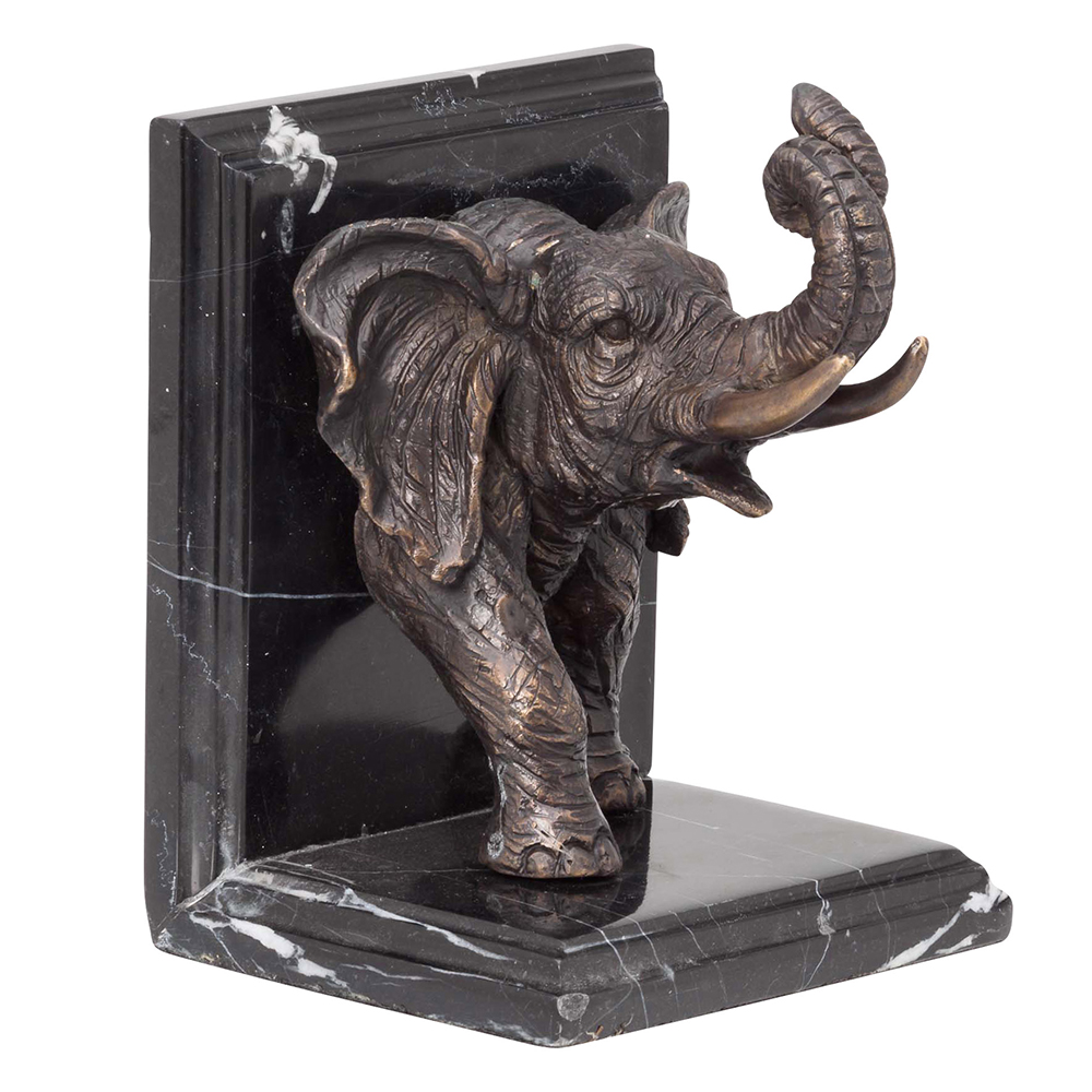 Vintage Elephant Bookends