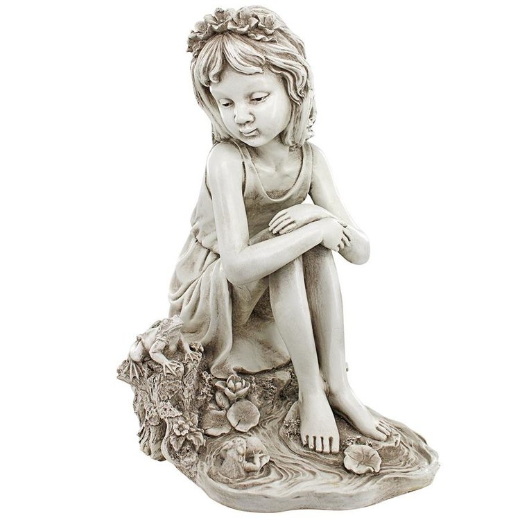 Sitting Girl Statue