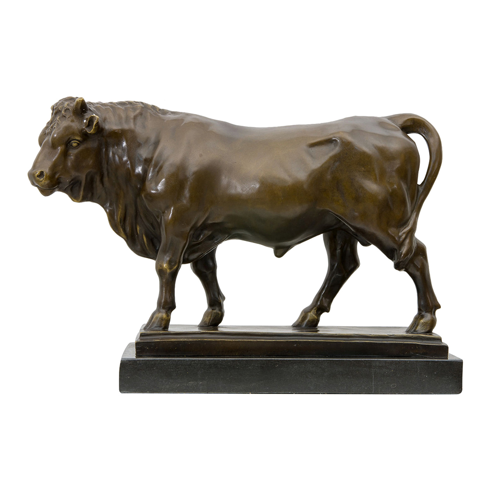 Copper Bull Statue