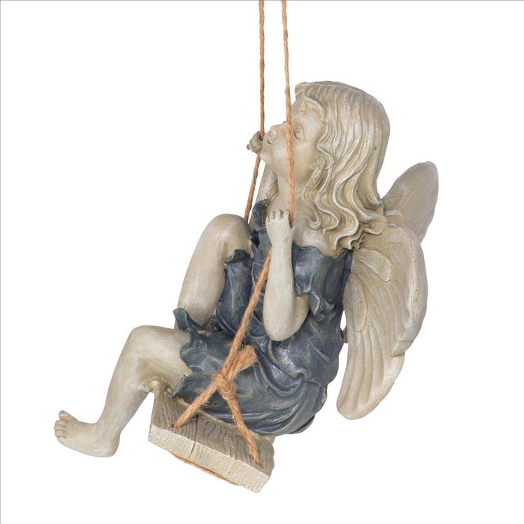 Fairy on A Swing Garden Ornament