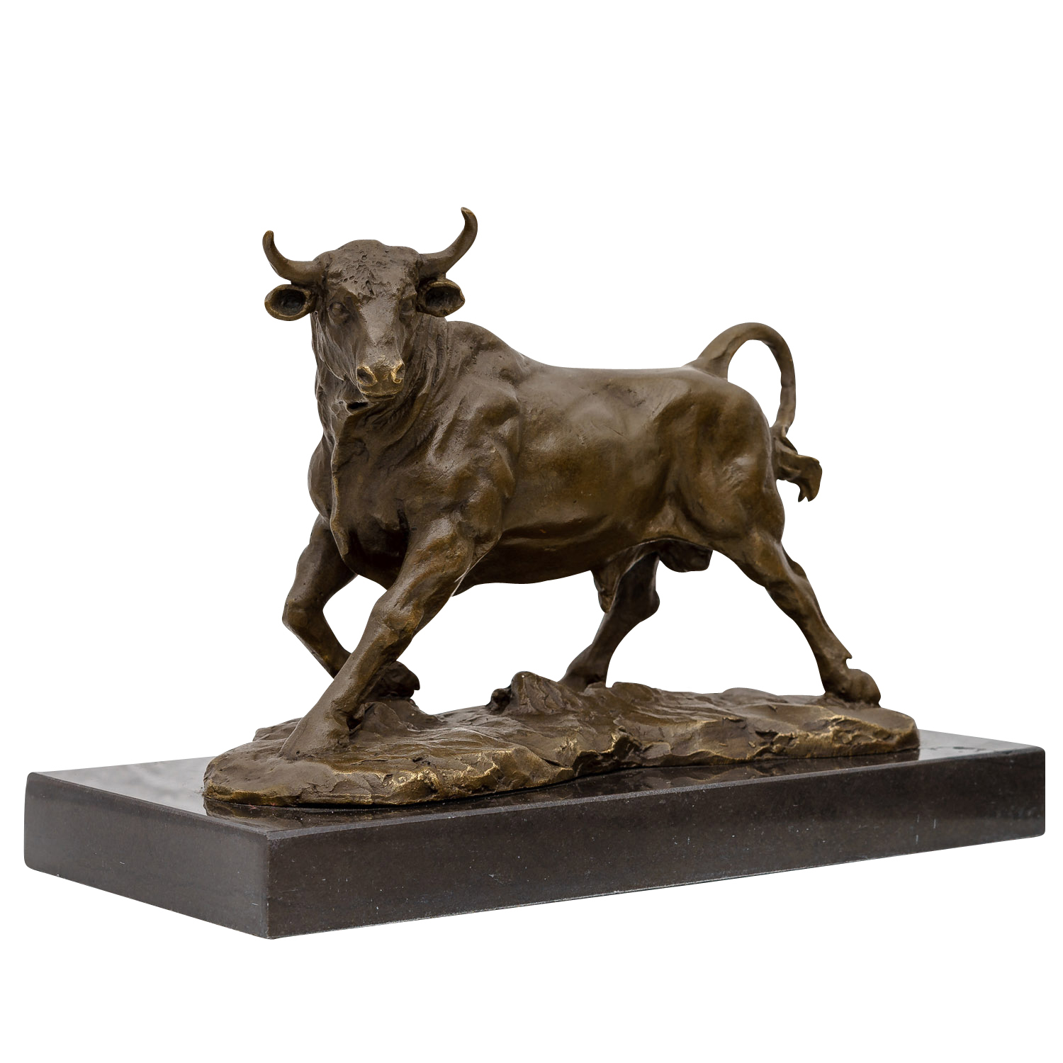 Brass Bull Statue For Sale