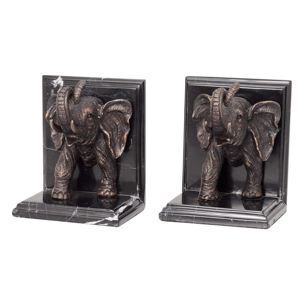 Vintage Elephant Bookends