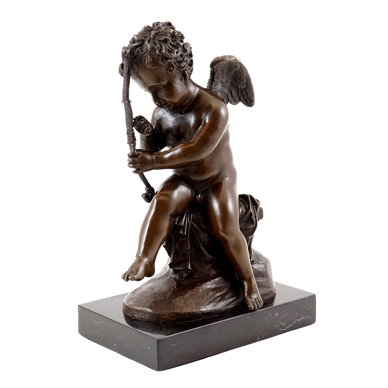 Bronze Cupid Sculpture