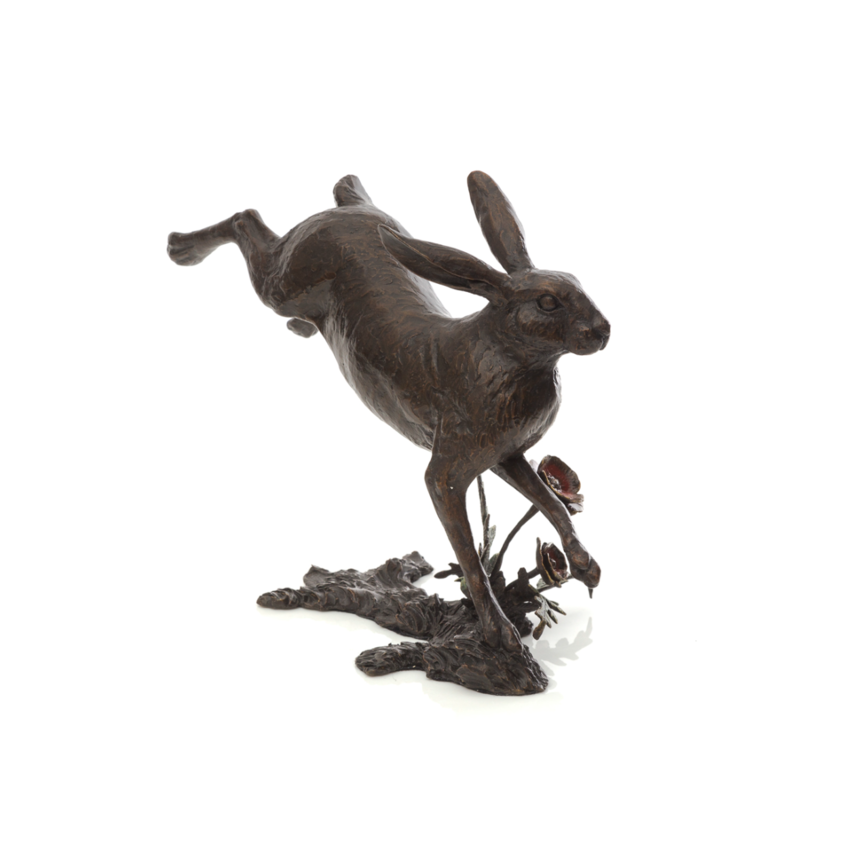 Alert Hare Sculpture