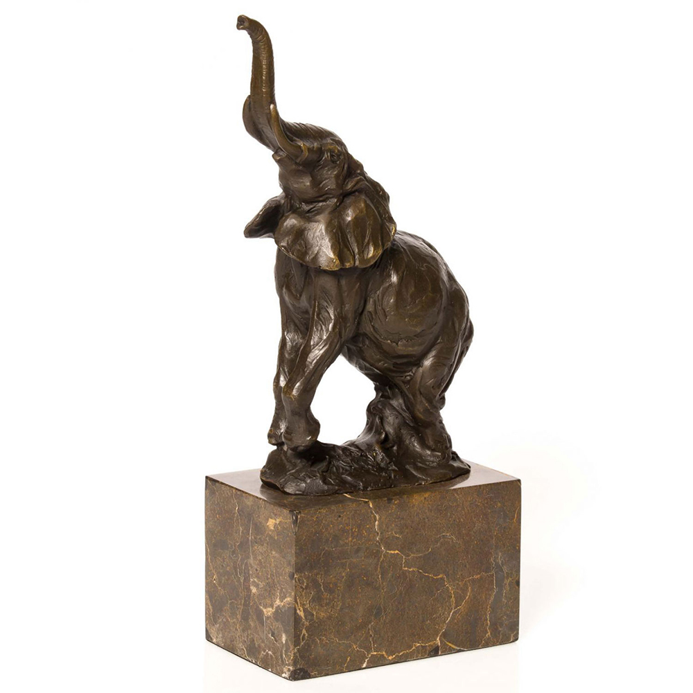 Small Brass Elephant Statue