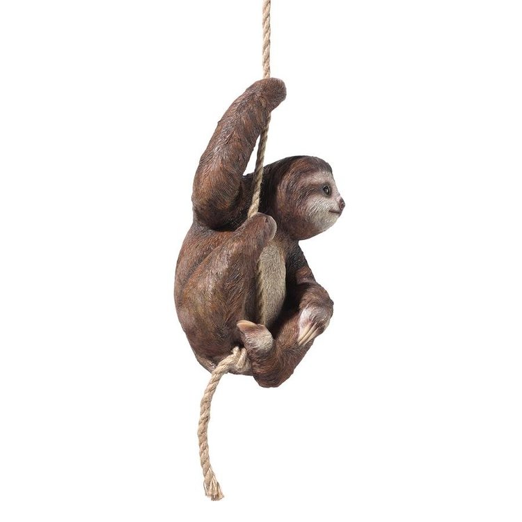Hanging Sloth Garden Statue