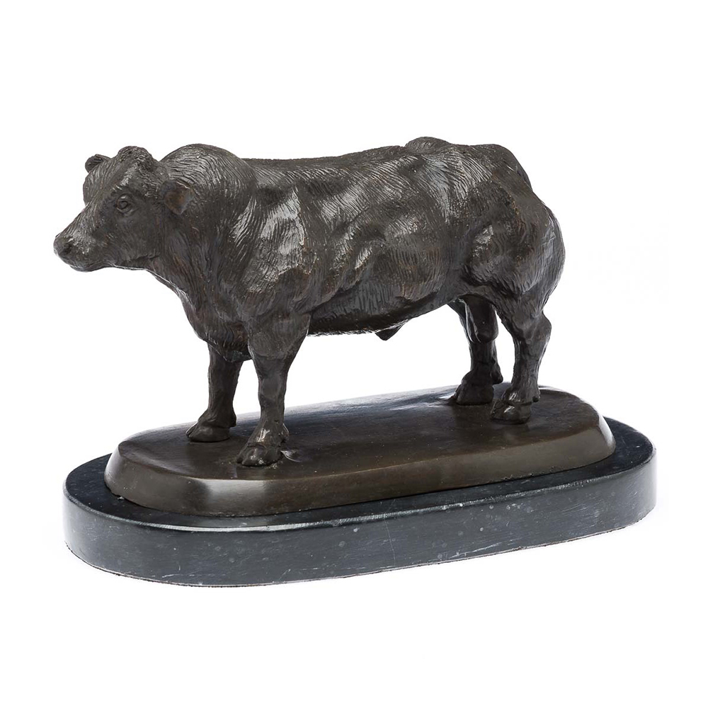 Bronze Cattle Sculpture