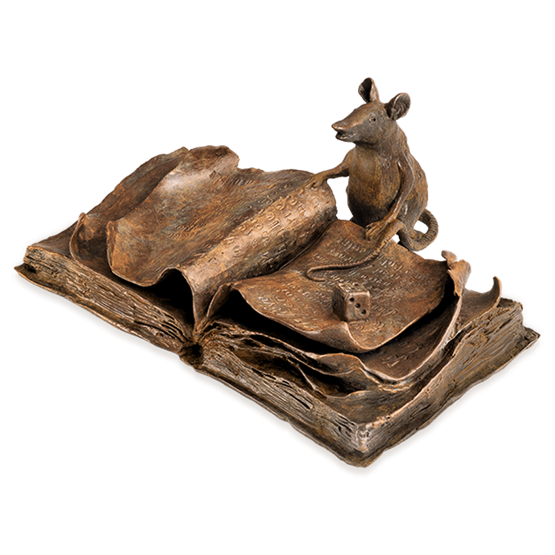 Bookworm Sculpture