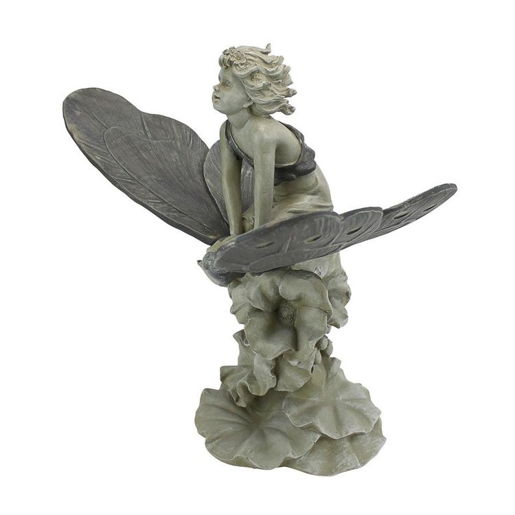 Girl With Butterfly Statue