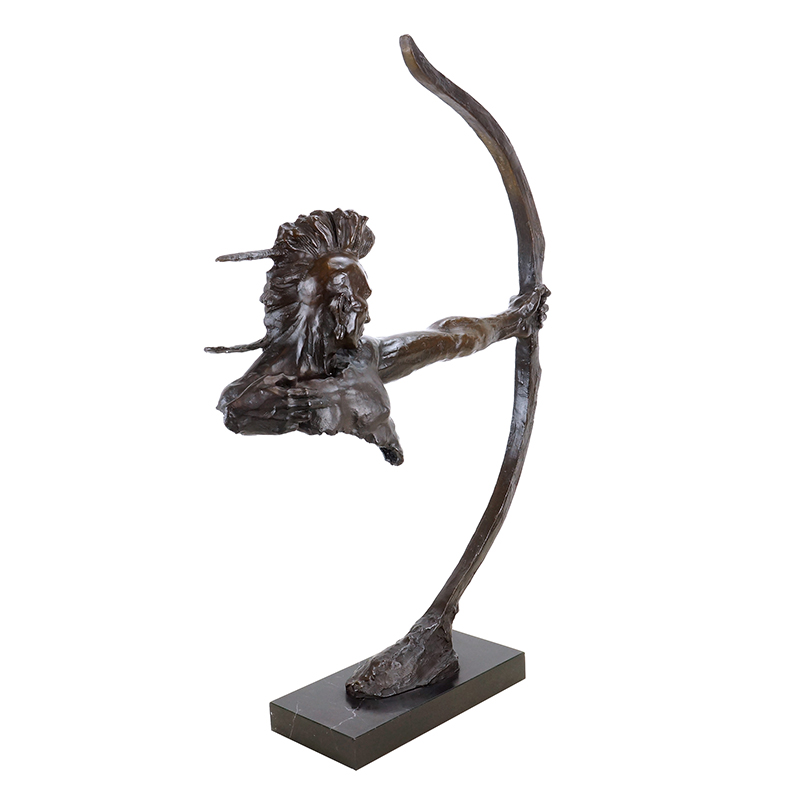 Indian Warrior Sculpture