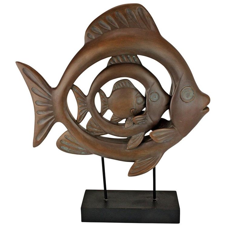 Abstract Fish Sculpture