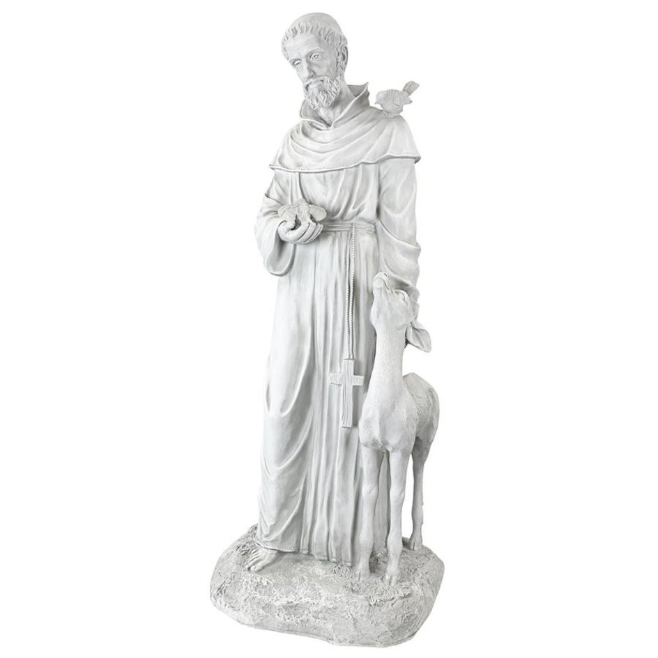 St Francis Lawn Statue