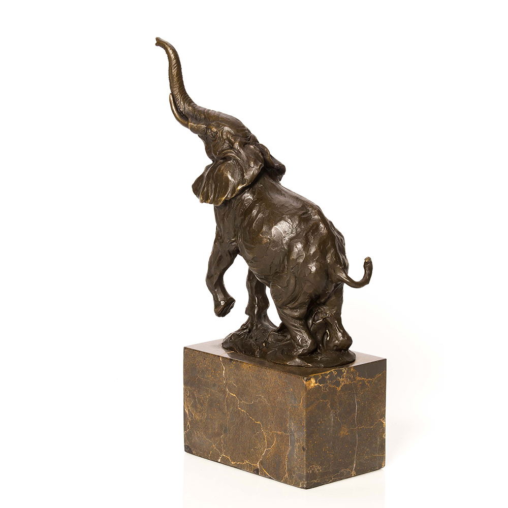 Small Brass Elephant Statue