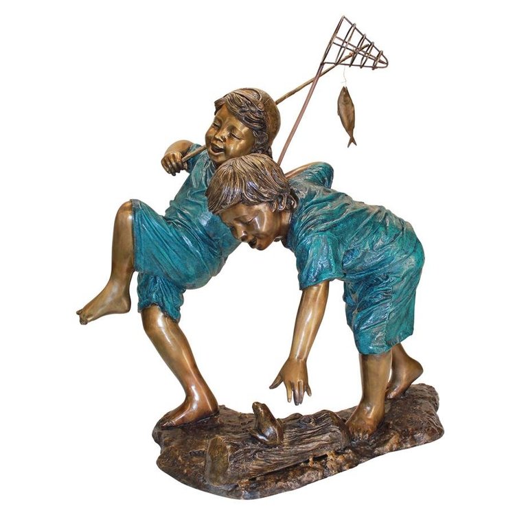 Fishing Boy Statue For Sale